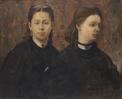 Double Portrait - The Cousins of the Painter by Edgar Degas