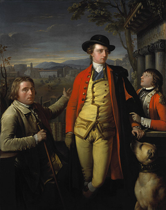 Douglas Hamilton, 8th Duke of Hamilton and 5th Duke of Brandon, 1756 - 1799 (with Dr John Moore, 1730 - 1802, and Sir John Moore, 1761 - 1809, as a young boy) by Gavin Hamilton