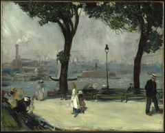 East River Park by William Glackens