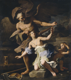 El Tiempo destruyendo la Hermosura by Giovanni Domenico Cerrini