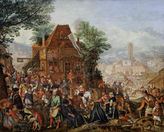 Feast on the anniversary of a church consecration by Pieter Stevens