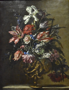 Flowers in a vase (840.9.1) by Jean-Baptiste Monnoyer