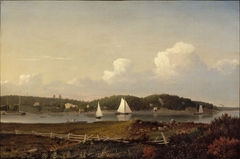 Fresh Water Cove from Dolliver's Neck, Gloucester by Fitz Henry Lane