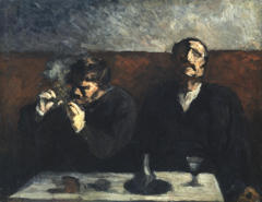 Fumeur et Buveur d'absinthe by Honoré Daumier