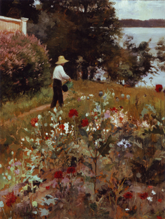 Garden from Haikko by Albert Edelfelt