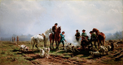 Gathering for the Hunt by Rosa Bonheur