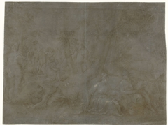 Geboorte van Adonis by Hendrick Goltzius