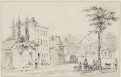 Gezicht in een buitenwijk van Utrecht by Pieter van Loon