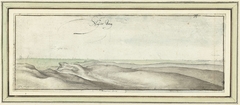 Gezicht op de duinen bij Muiderberg by Wenceslaus Hollar