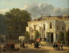 Gezicht op het Huis Rustenburg by Joseph Bles