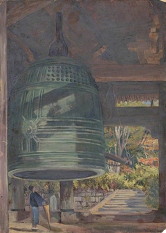 Great Bell of the Cheone Temple (Shenie Temple), Kyoto, Japan by Marianne North