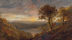 Greenwood Lake by Jasper Francis Cropsey