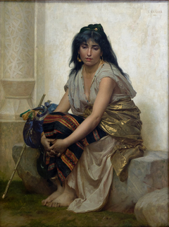 Gypsy at the door of Brousse by Louis-Marie Baader