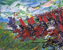 Hand-Painted Storyboard Painting for Ran by Akira Kurosawa