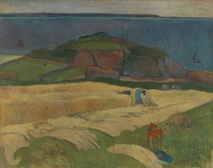 Harvest: Le Pouldu by Paul Gauguin