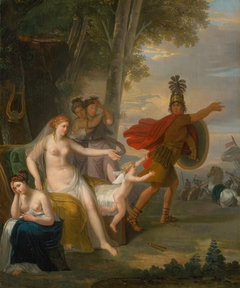 Hector Bidding Farewell To Andromache by Adam Friedrich Oeser