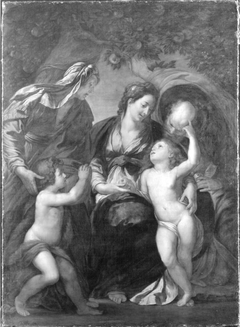 Heilige Familie by Giulio Cesare Procaccini