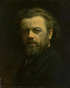 Henri Fantin-Latour's self-portrait by Kamal-ol-molk