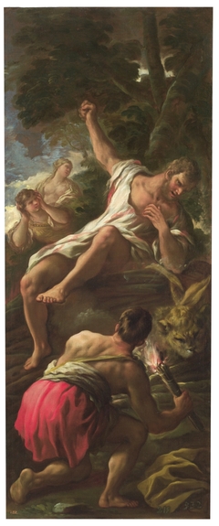 Hércules en la pira by Luca Giordano