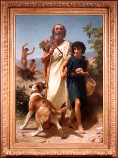 Homer and His Guide by William-Adolphe Bouguereau