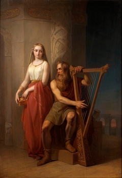 Idun and Brage by Nils Blommér