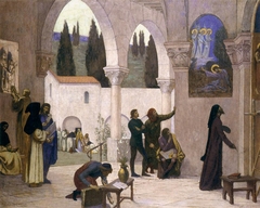 Inspiration Chretienne by Pierre Puvis de Chavannes