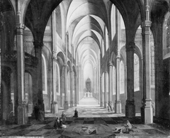 Interior of a Church by Johann Peter Neef