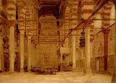 Interior of the Mosque of Metwalis, Cairo by David Roberts