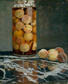 Jar of Peaches by Claude Monet