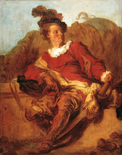 Jean-Claude Richard, abbé of Saint-Non by Jean-Honoré Fragonard