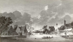 Kermis in een dorp by Pieter de Neyn