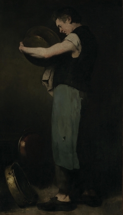 Kitchen Boy by Théodule Ribot