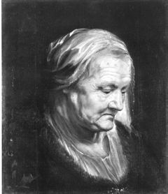 Kopfstudie einer alten Frau (Kopie nach) by Peter Paul Rubens