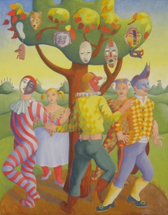 L'ALBERO DELLE MASCHERE / THE TREE OF MASKS by Cristina Crestani