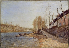 La Croix-Blanche at Saint-Mammès by Alfred Sisley