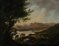 Lake Windermere by Julius Caesar Ibbetson