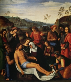 Lamentation over the Dead Christ by Pietro Perugino