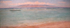 Lanai from Lahaina, Maui by D. Howard Hitchcock