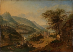 Landscape from the Rhine by Jan Griffier I