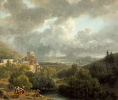 Landscape with an Aqueduct by Nicolas-Antoine Taunay