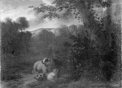 Landscape with Sheep by Jan Vermeer van Haarlem