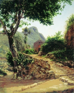 Landscape with Tree by Fyodor Bronnikov