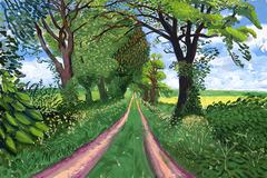 Late Spring Tunnel by David Hockney