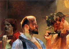 Law. (Triptych Law, Country, Art). by Jacek Malczewski