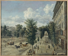 Le Boulevard des Capucines et la Rue Basse-du-Rempart, 2ème et 9ème arrondissements by Alexandre Pau de Saint-Martin