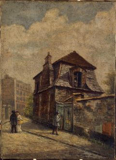 Le Pavillon de chasse de M de Jullienne, ruelle des Gobelins by Paul Martelliere