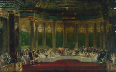 Le repas de mariage de Napoléon Ier aux Tuileries, le 2 avril 1810 by Alexandre Dufay