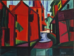 Little Falls, New Jersey by Oscar Florianus Bluemner