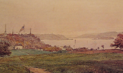 Looking North on the Hudson by Jasper Francis Cropsey