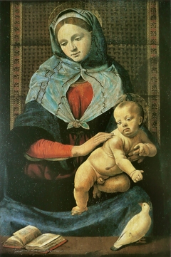 Madonna and Child with a Dove by Piero di Cosimo